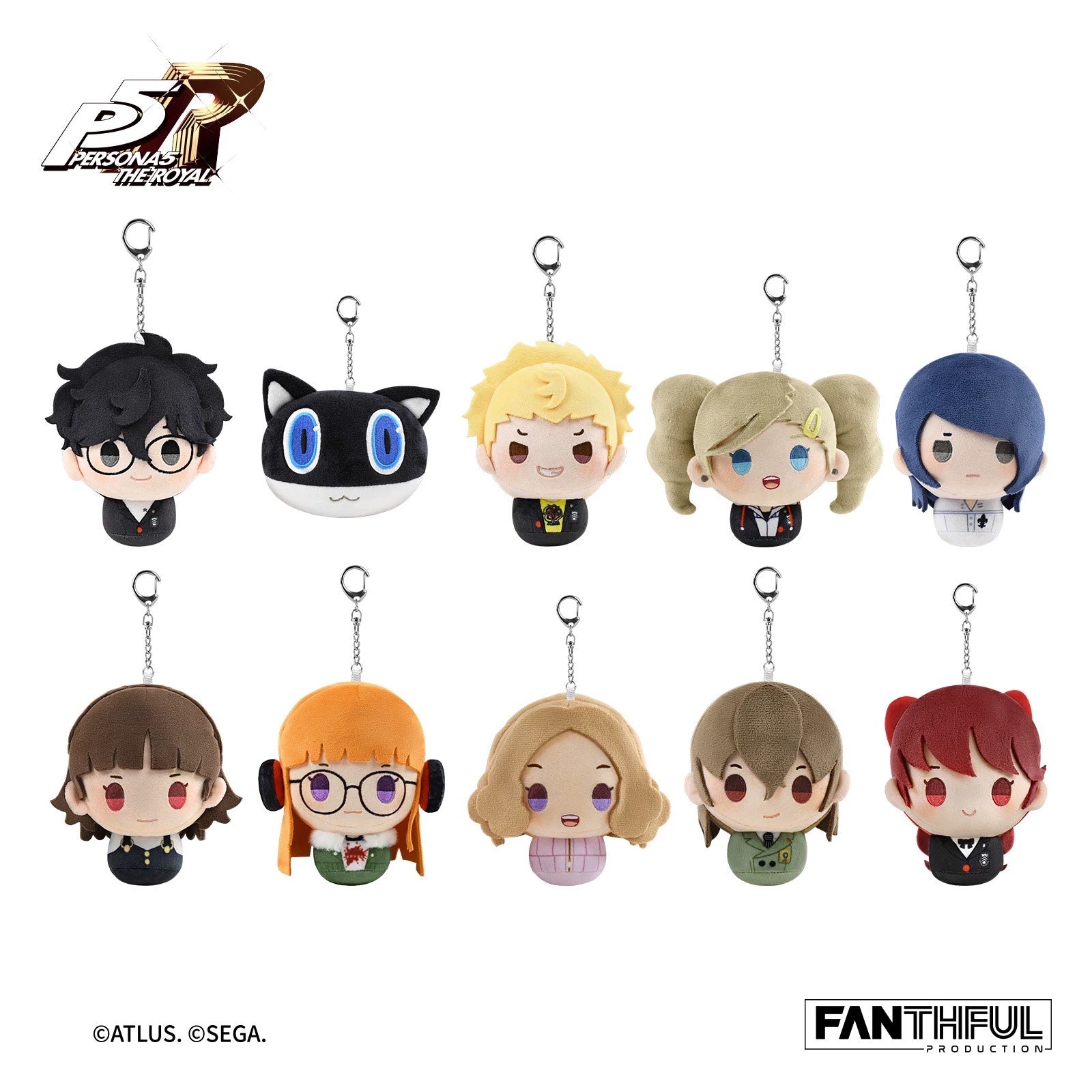 [PRE-ORDER] Persona 5 Royal x FANTHFUL Plush Keychains