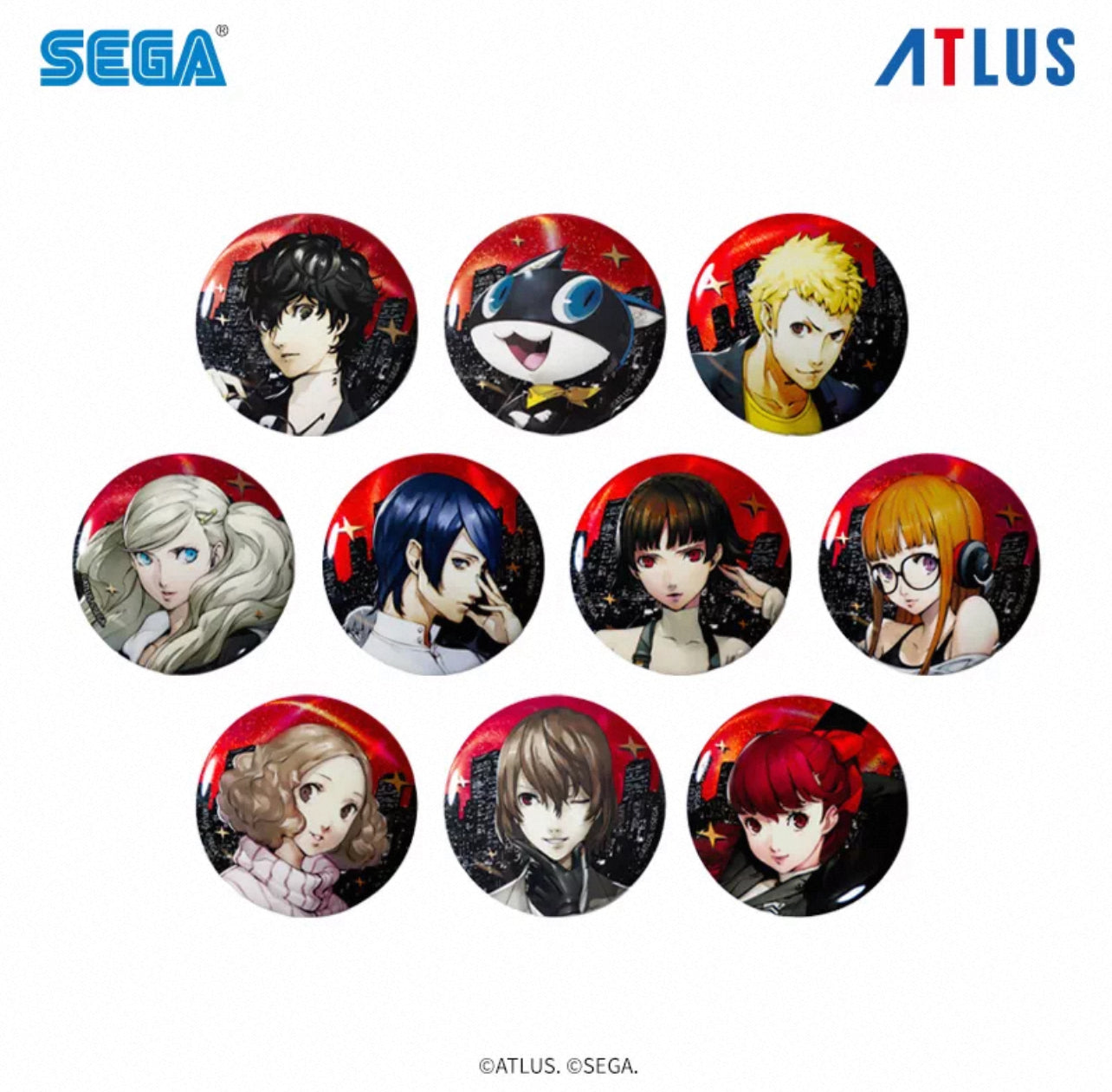 [PRE-ORDER] Persona 5 Royal x SEGA STORE Can Badge Pins