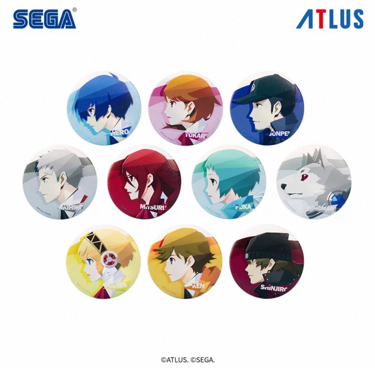[PRE-ORDER] Persona 3 Reload x SEGA STORE Can Badge Pins