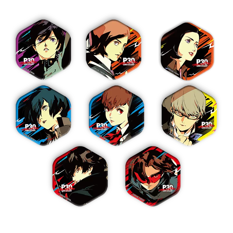 [PRE-ORDER] Persona 30th Anniversary Can Badge Pins
