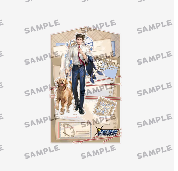 [PRE-ORDER] Ace Attorney x KUMAGUZI Acrylic Stand