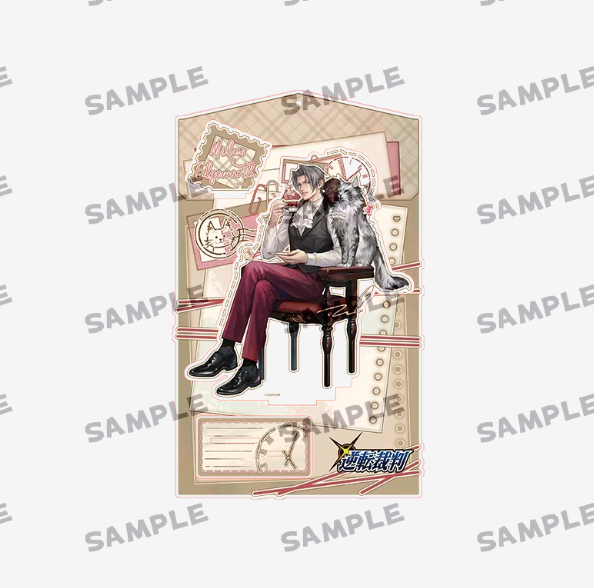[PRE-ORDER] Ace Attorney x KUMAGUZI Acrylic Stand